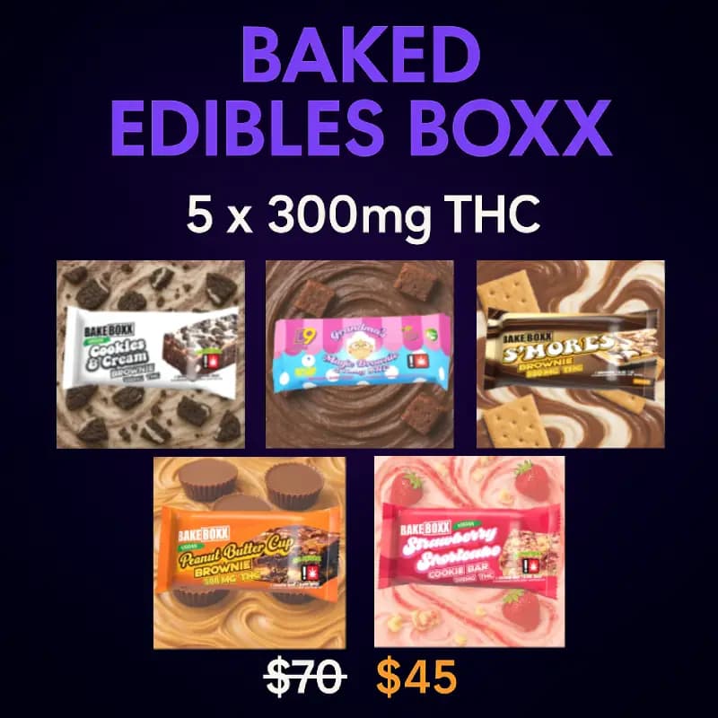 Baked Edibles Boxx (5 x 300mg THC)